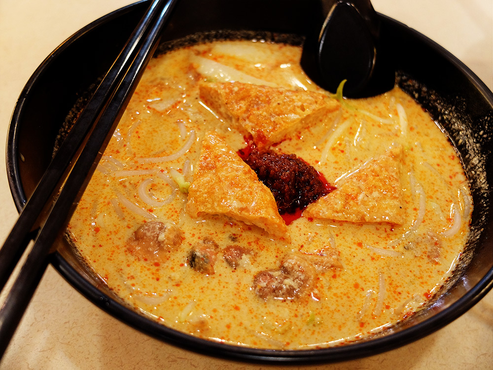 Soupe curry laksa
