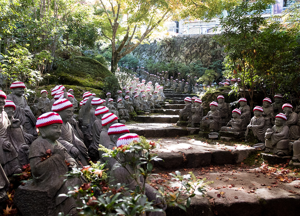 les 500 statues des disciples de Shaka Nyorai, Daisho-in, Miyajima