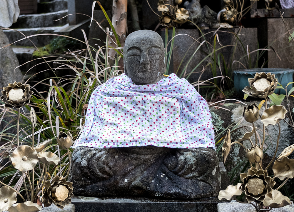 statuettes temple Daisho-in, Miyajima
