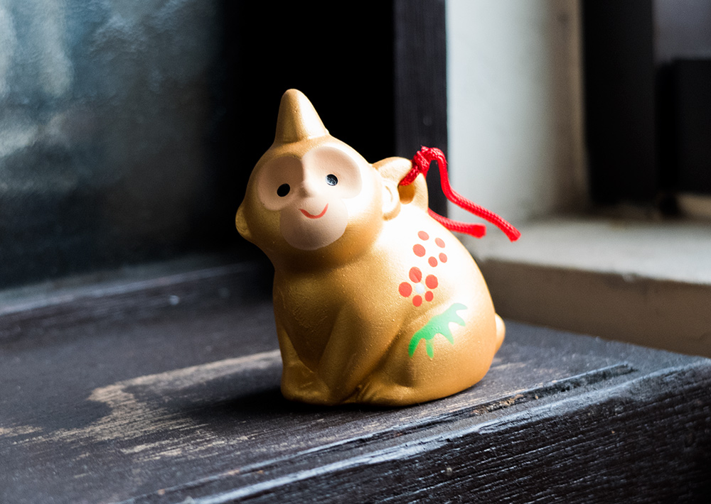 clochette singe, année du singe au Japon