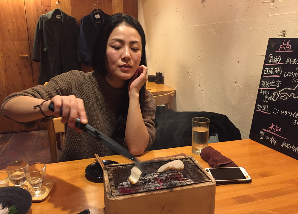 au restaurant washoku Yamatsumi, avec Kotoe