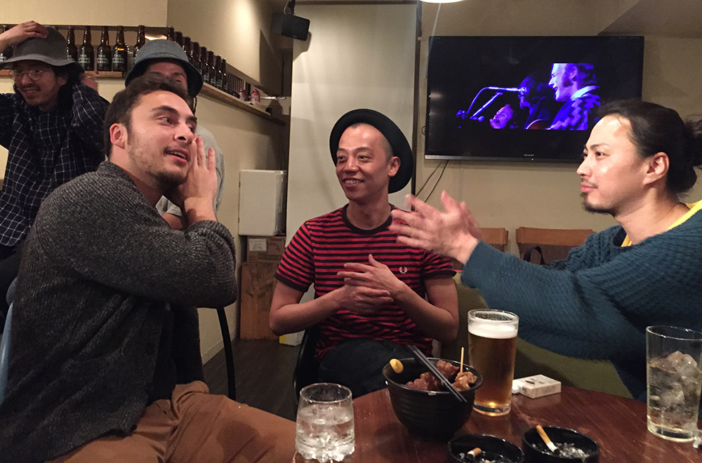 A Via Nova, le bar de Shuji (prochainement Hallelujah) avec le Gracieux et Guigui, Hiroshima