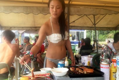 barbecue plage Hiroshima