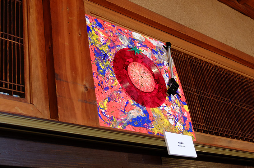 expositio de vinyles au Rakuda Café, Yokogawa, Hiroshima