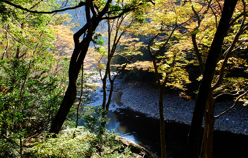 Sandankyo paysage d'automne