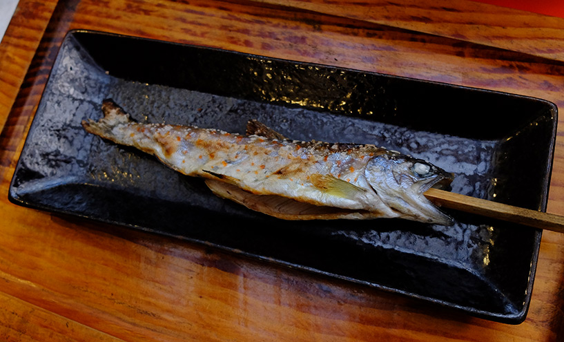 Yamame grillé (山女魚) sorte de truite sauvage