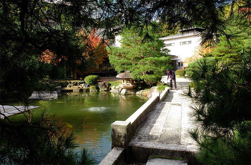 jardin du ryokan Sansuien