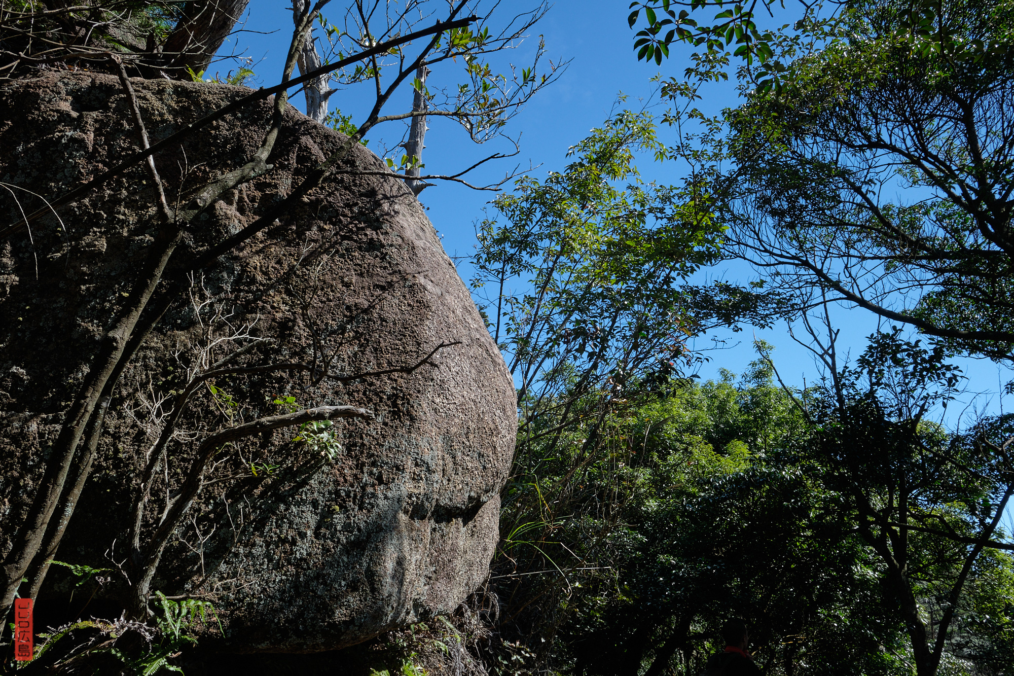 gros rocher près du Mont Komagabayashi, Miyajima